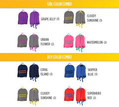 Classic backpack Color Combination options