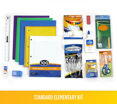 Elementary Kit - standard school supplies for elementary students