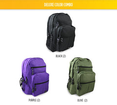 Deluxe backpack color combination