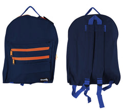 Coral Island - Navy with Orange and Royal Blue accents