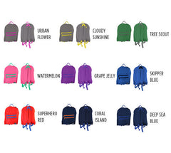 16" Classic backpack color options