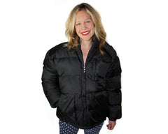 Adult size winter coat - Sizes for all ages - Modeled on woman